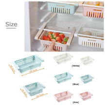 Load image into Gallery viewer, Adjustable Kitchen Refrigerator Storage Rack Fridge Freezer Shelf Holder Pull-out Drawer cozinha cuisine Refrigerator Container
