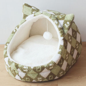 Pet Dog House Nest With Mat Foldable Dog Basket Cat Bed For Small Medium Dogs Travel Puppy Kennels For Cats Chihuahua Cushion