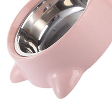 Load image into Gallery viewer, Pet Double Bowl Pet Automatic Drinker Automatic Continue Feeding Water Cat Drinking Water Artifact Cat Bowl Dog Bowl

