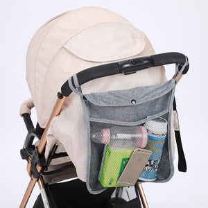 Infant Pram Cart Mesh Hanging Storage Bag Baby Trolley Bag Stroller Organizer Seat Pocket Carriage Bag Stroller Accessories