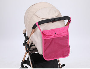 Infant Pram Cart Mesh Hanging Storage Bag Baby Trolley Bag Stroller Organizer Seat Pocket Carriage Bag Stroller Accessories