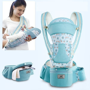 0-48M Ergonomic Baby Carrier Infant Baby Hipseat Carrier Front Facing Ergonomic Kangaroo Baby Wrap Sling for Baby Travel