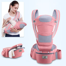 Load image into Gallery viewer, 0-48M Ergonomic Baby Carrier Infant Baby Hipseat Carrier Front Facing Ergonomic Kangaroo Baby Wrap Sling for Baby Travel
