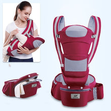 Load image into Gallery viewer, 0-48M Ergonomic Baby Carrier Infant Baby Hipseat Carrier Front Facing Ergonomic Kangaroo Baby Wrap Sling for Baby Travel
