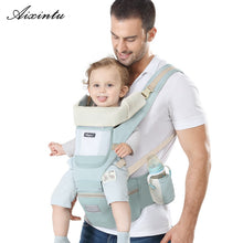 Load image into Gallery viewer, Ergonomic new born Baby Carrier Infant Kids Backpack Hipseat Sling Front Facing Kangaroo Baby Wrap for Baby Travel 0-36 months
