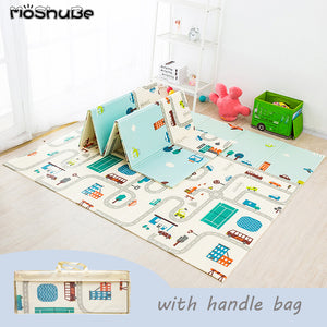 Foldable Baby Play Mat Xpe Puzzle Mat Educational Children's Carpet in the Nursery Climbing Pad Kids Rug Activitys Games Toys