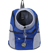 Load image into Gallery viewer, New Out Double Shoulder Portable Travel Backpack Outdoor Pet Dog Carrier Bag Pet Dog Front Bag Mesh Backpack Head
