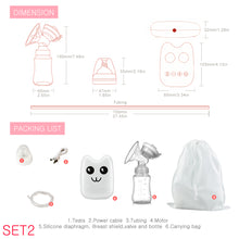 Load image into Gallery viewer, Electric breast pump unilateral and bilateral breast pump manual silicone breast pump baby breastfeeding accessories
