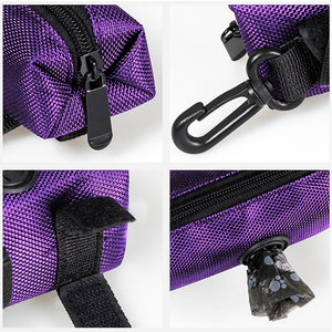 Portable Dog Outdoor Travel Bag for Snack Whistle Key Garbage Bags Dogs Walking Leash Bag Pet Dog Accessories