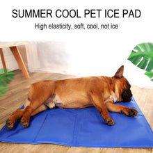 Load image into Gallery viewer, Dog Cooling Mat Summer Ice Pad Dogs Cat Blanket Sofa Breathable Pet Dog Bed Waterproof Washable For Small Medium Large Dogs Cat
