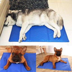 Dog Cooling Mat Summer Ice Pad Dogs Cat Blanket Sofa Breathable Pet Dog Bed Waterproof Washable For Small Medium Large Dogs Cat