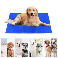 Load image into Gallery viewer, Dog Cooling Mat Summer Ice Pad Dogs Cat Blanket Sofa Breathable Pet Dog Bed Waterproof Washable For Small Medium Large Dogs Cat
