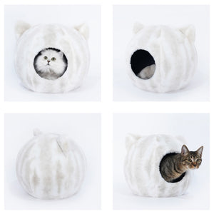 Warm Pet Cat Dog Bed Pet Cushion Kennel For Small Medium Large Dogs Cats Winter Pet Bed Dog House Puppy Mat Size M/L