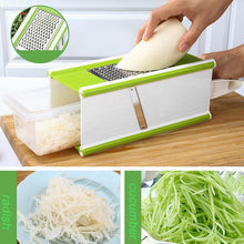 Load image into Gallery viewer, Grater Multifunctional 5 in 1 Box Grater Slicer Handheld Vegetable Slicer Kitchen Grater and Vegetable Peeler
