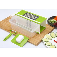 Load image into Gallery viewer, Grater Multifunctional 5 in 1 Box Grater Slicer Handheld Vegetable Slicer Kitchen Grater and Vegetable Peeler
