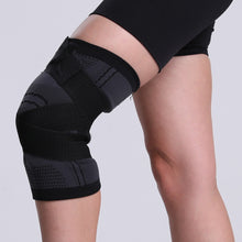 Load image into Gallery viewer, WorthWhile 1PC Sports Kneepad Men Pressurized Elastic Knee Pads Support Fitness Gear Basketball Volleyball Brace Protector
