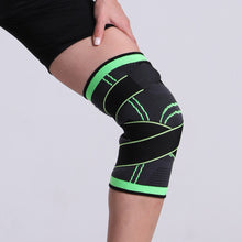 Load image into Gallery viewer, WorthWhile 1PC Sports Kneepad Men Pressurized Elastic Knee Pads Support Fitness Gear Basketball Volleyball Brace Protector
