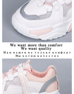 2020 Sneakers Women Platform Shoes Fashionable Thick Sole Basket Femme Trainers Zapatos Mujer Designer Casual Chunky Shoes Woman