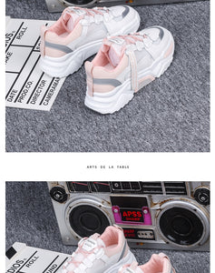 2020 Sneakers Women Platform Shoes Fashionable Thick Sole Basket Femme Trainers Zapatos Mujer Designer Casual Chunky Shoes Woman