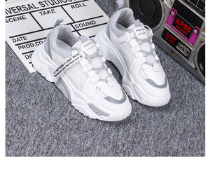 2020 Sneakers Women Platform Shoes Fashionable Thick Sole Basket Femme Trainers Zapatos Mujer Designer Casual Chunky Shoes Woman