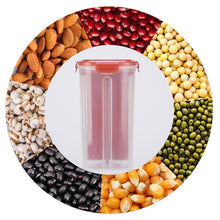 Load image into Gallery viewer, 2/4Grids Rotating Plastic Cereal Dispenser Storage Box Kitchen Food Container Storage Case Beans Oatmeal Grain Storage Bottle
