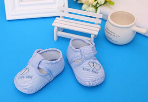 Baby T-Strap Shoes Cotton Newborn Pink Girls Infant  Prewalkers Crib Footwear Nonslip for 0-12M Baby Blue Boys Soft Sole Shoe