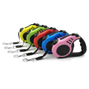 Dog Leash Automatic Retractable Lead Rope Blue Black Red Yellow Green Leashes Pets Accessories For Small Large Dogs Supplies.