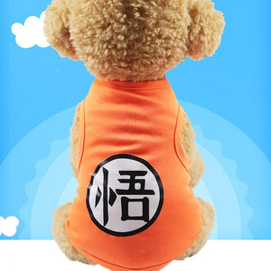 New T-shirt Soft Puppy Dogs Clothes Cute Pet Dog Clothes Cartoon Clothing Summer Shirt Casual Vests for Small Pet Supplies