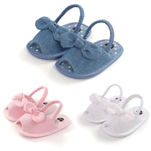 Focusnorm New Fashion Toddler Baby Girls Summer Shoes Flats Soft bottom non-slip toddler sandals