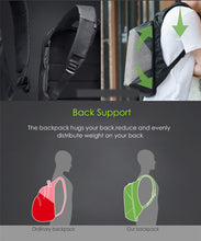 Load image into Gallery viewer, VENIWAY Multifunction USB Charge 15 inch Waterproof Laptop Backpacks Male Mochila For XD City Antitheif Travel Design Backpack
