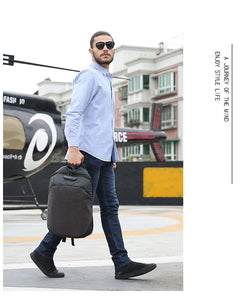 VENIWAY Multifunction USB Charge 15 inch Waterproof Laptop Backpacks Male Mochila For XD City Antitheif Travel Design Backpack