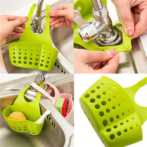 Sink Shelf Soap Sponge Drain Rack Bathroom Holder Kitchen Storage Suction Cup Kitchen Organizer Sink kitchen Accessories