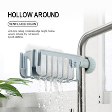 Load image into Gallery viewer, Adjustable Snap Sink Soap Sponge Holder Storage Drain Rack Kitchen Hanging Drain Rack Holder Shelf Bathroom Towel Organizer
