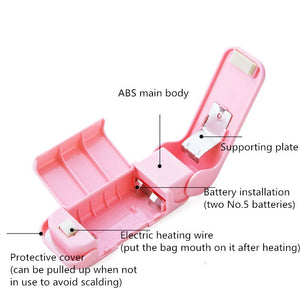 Small household portable heat sealing machine manual packaging tool Food Sealer