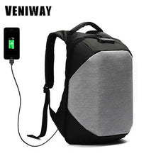 Load image into Gallery viewer, VENIWAY Multifunction USB Charge 15 inch Waterproof Laptop Backpacks Male Mochila For XD City Antitheif Travel Design Backpack
