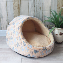 Load image into Gallery viewer, Pet Dog House Nest With Mat Foldable Dog Basket Cat Bed For Small Medium Dogs Travel Puppy Kennels For Cats Chihuahua Cushion
