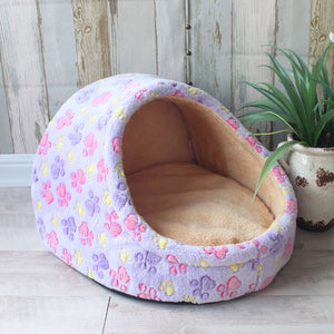 Pet Dog House Nest With Mat Foldable Dog Basket Cat Bed For Small Medium Dogs Travel Puppy Kennels For Cats Chihuahua Cushion