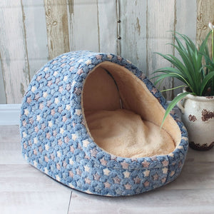 Pet Dog House Nest With Mat Foldable Dog Basket Cat Bed For Small Medium Dogs Travel Puppy Kennels For Cats Chihuahua Cushion