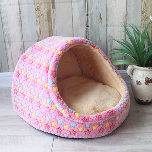 Pet Dog House Nest With Mat Foldable Dog Basket Cat Bed For Small Medium Dogs Travel Puppy Kennels For Cats Chihuahua Cushion