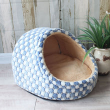 Load image into Gallery viewer, Pet Dog House Nest With Mat Foldable Dog Basket Cat Bed For Small Medium Dogs Travel Puppy Kennels For Cats Chihuahua Cushion
