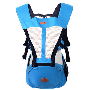 Ergonomic Baby Carrier Backpack Multifunctional 3 In 1 Hipseat Baby Sling Wrap Breathable Hooded Kangaroo For 1-36M