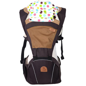 Ergonomic Baby Carrier Backpack Multifunctional 3 In 1 Hipseat Baby Sling Wrap Breathable Hooded Kangaroo For 1-36M